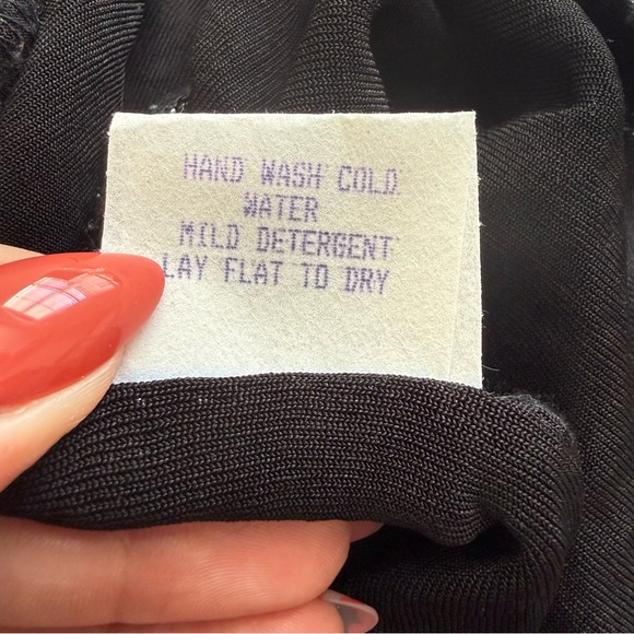 Vtg Y2K Hourglass Floral Beaded Halter Midi Dress Size M Whimsigoth Fairy Grunge - Picture 6 of 6